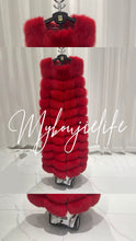 Julianna Full length Fox Vest