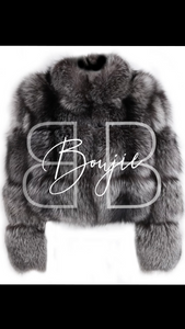 Diva Style Silver Fox Fur Coat