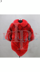 “Kash” Fox Fur Poncho