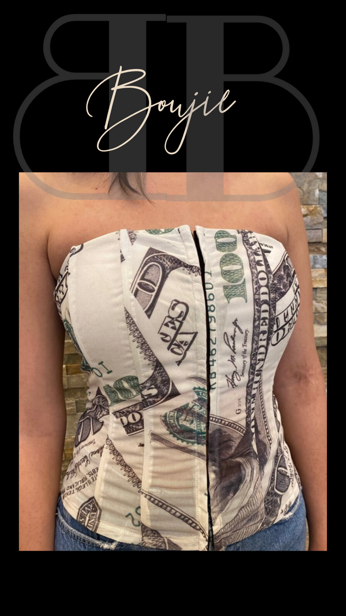“Bag Talk” Money Bustier