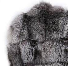 Diva Style Silver Fox Fur Coat