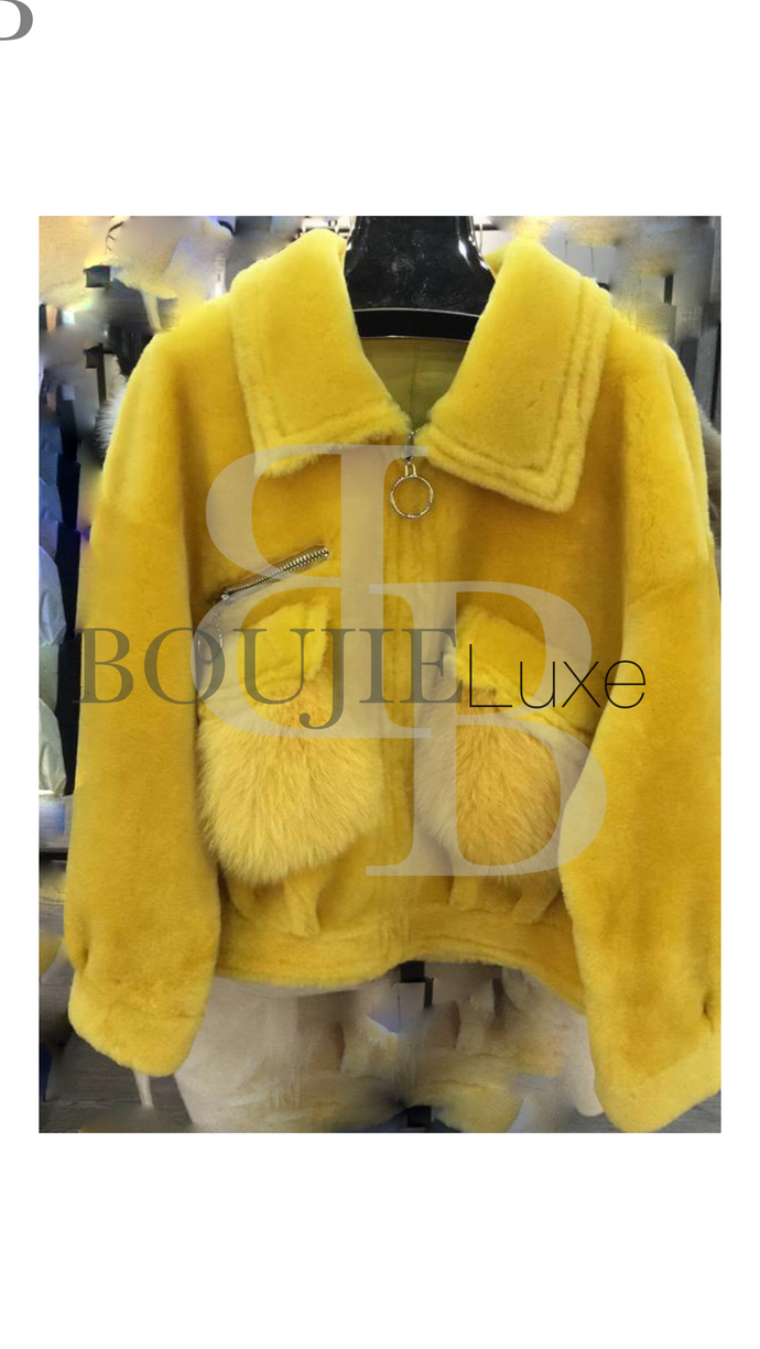 “Bananas” Shearling & Fox Jacket
