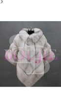 “Kash” Fox Fur Poncho